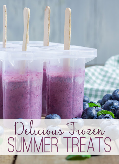delicious summer frozen treats, ice creams, and popsicle recipe round up